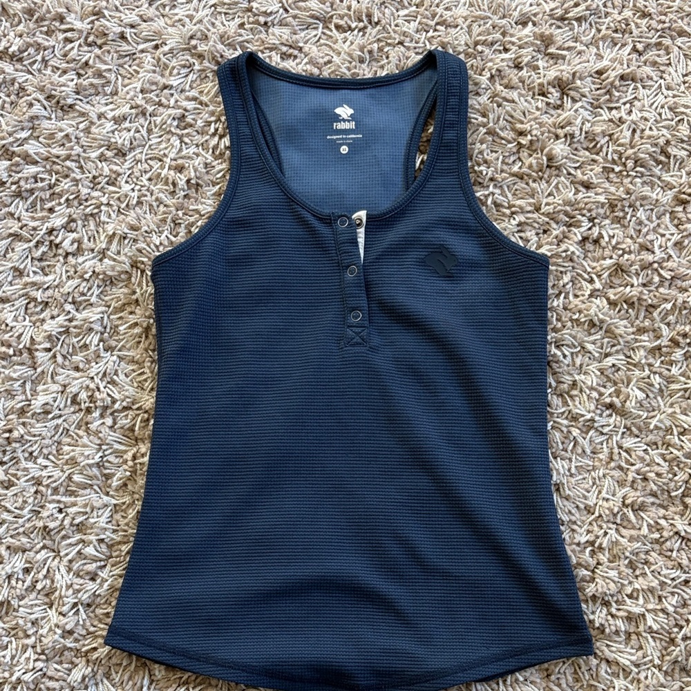 Rabbit Snap To It Women's Waffle Tank Top, Size XS